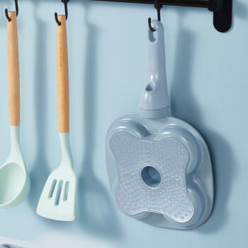 炊大皇煎锅不粘锅早餐盘四孔煎蛋平底锅18cm电磁炉通用谷里GL18BF 商品图6