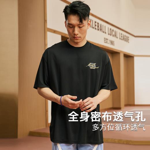 LUSHISI奇迹音乐会主题印花宽松圆领休闲美式街头篮球速干短袖t恤 商品图2