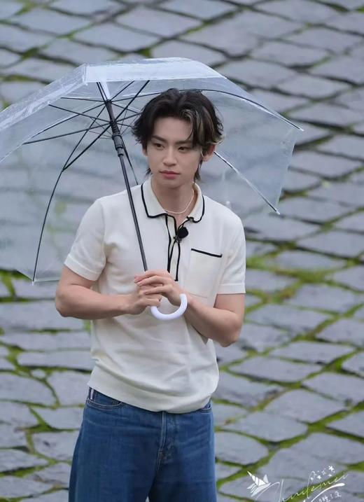 蒙口织带标识印花翻领POLO衫 商品图2