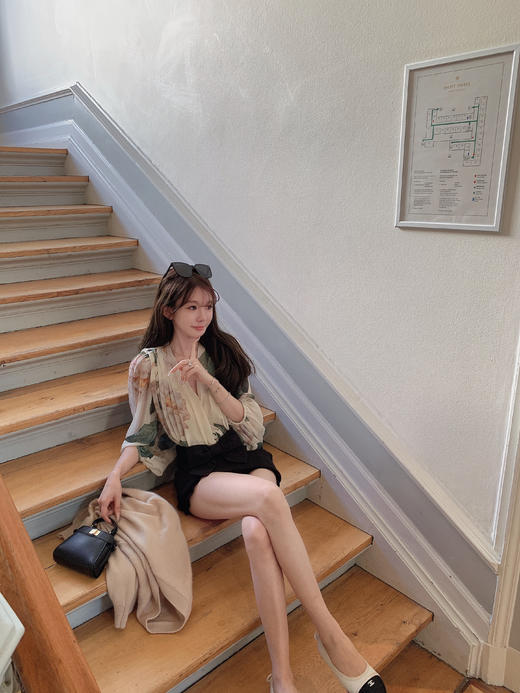 金蘑菇菇 the roe钟情海棠花 / 夏末娇贵美人 可拆卸蝴蝶结 商品图2