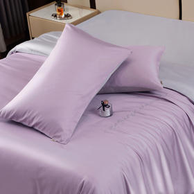 【维科家纺】150时尚休闲-舒醒四件套（绯紫+雅灰）