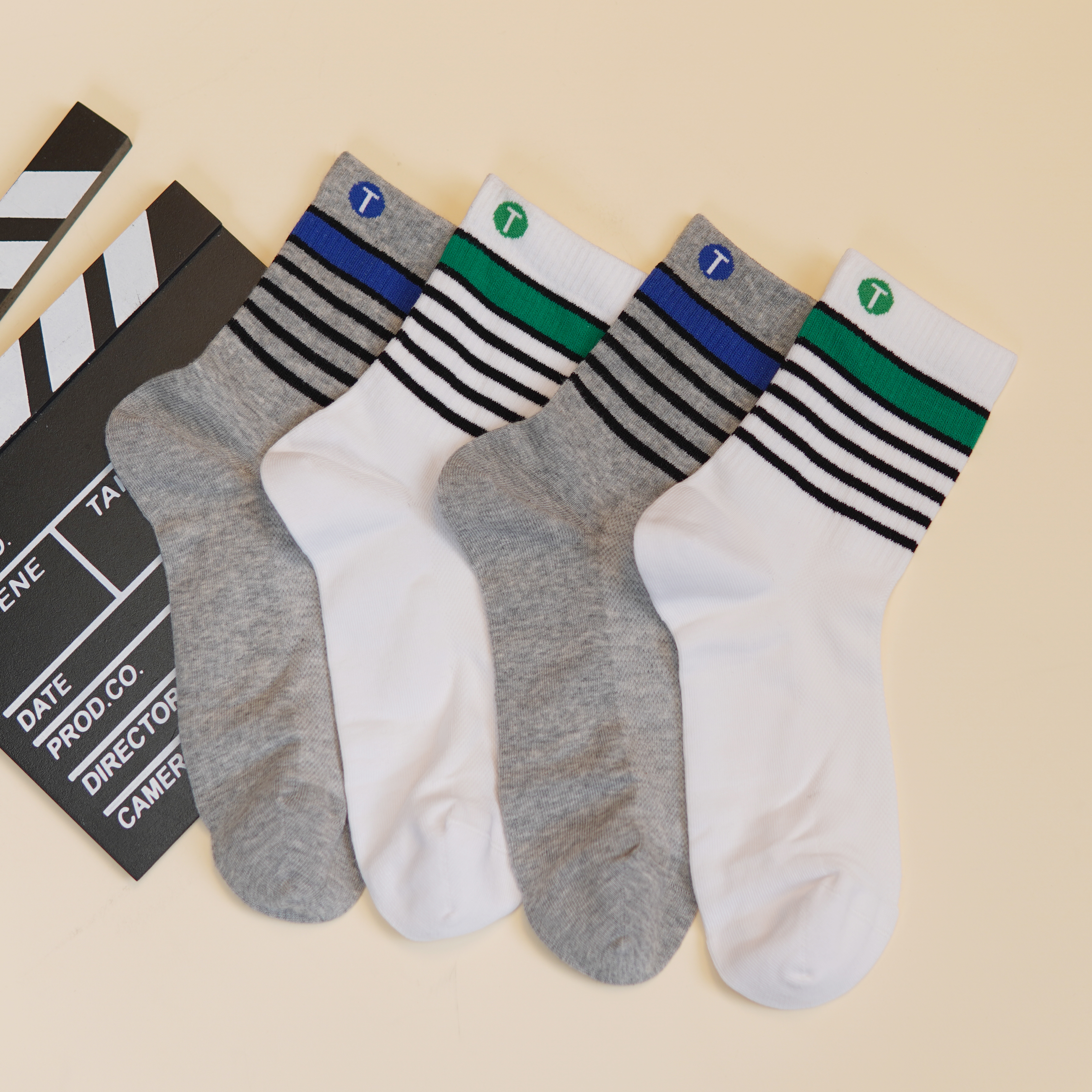 【6双6折】男士网面休闲袜夏季薄袜子中筒袜子男袜【2双装 2511202】