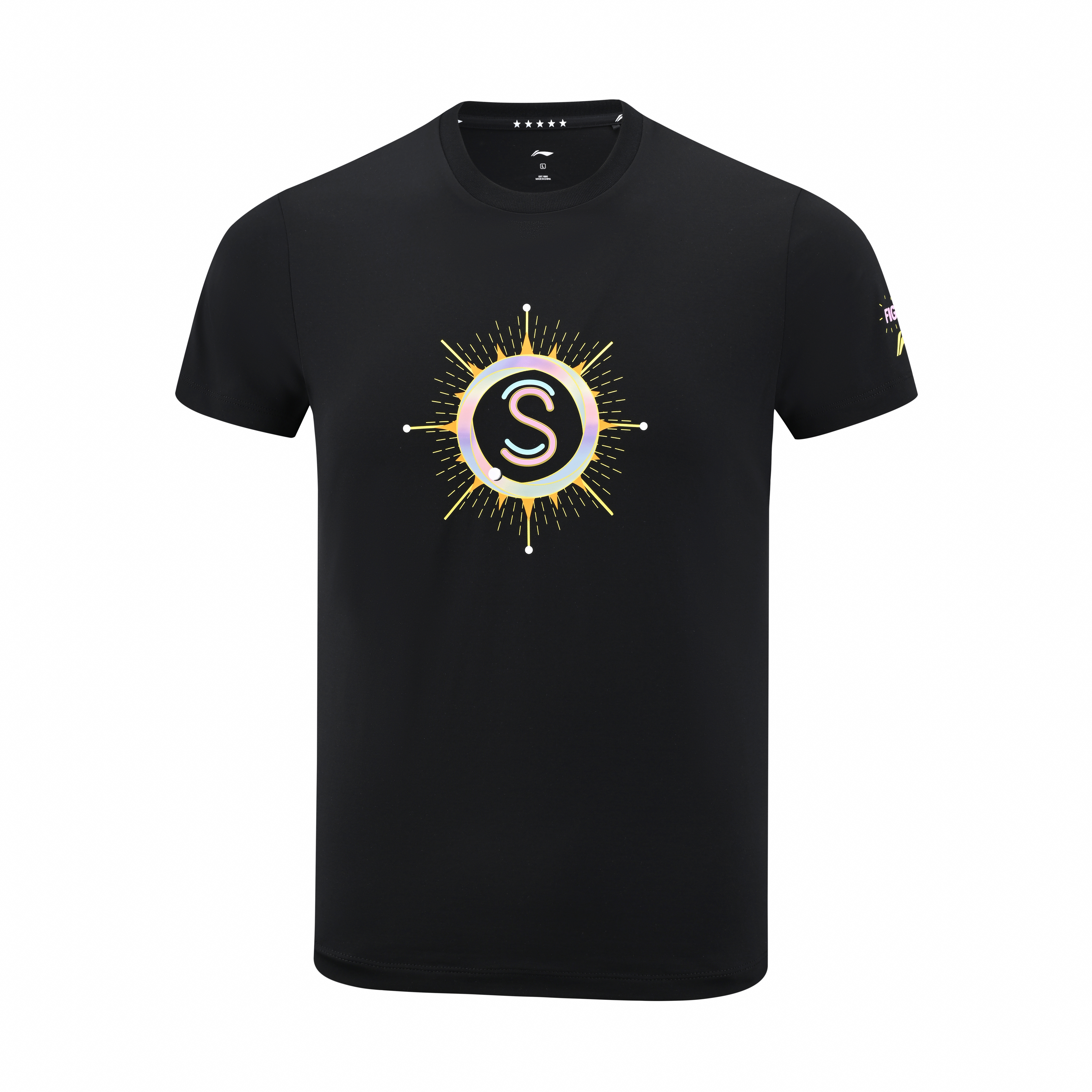 【2025新品】李宁乒乓球系列孙颖莎同款夏季短袖文化衫AHSVC95-1