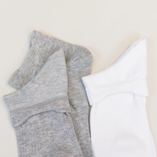 【6双6折】男士短筒袜夏季网面休闲袜纯色棉袜男薄袜男袜子【2双装 2511302】 商品图2