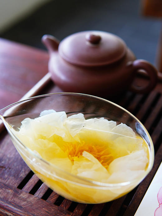 花中极品，国色天香【牡丹花王茶】一朵一碗 泡开直径10cm+ 有机种植 绝无农残 珍贵稀少 黄酮和花青素含量巨高 商品图1