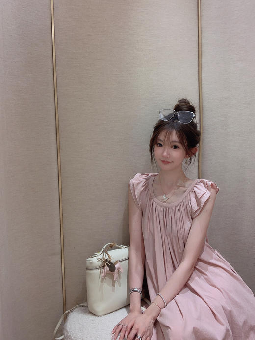 金蘑菇菇 Piazzano露丝妹妹的翩翩懒人裙/ 100棉 小飞袖慵懒宽松连衣裙 商品图1