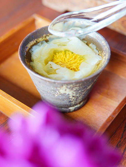 花中极品，国色天香【牡丹花王茶】一朵一碗 泡开直径10cm+ 有机种植 绝无农残 珍贵稀少 黄酮和花青素含量巨高 商品图4