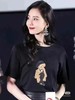 直发【刘诗诗同款】RL拉夫小熊刺绣黑色短袖T恤 商品缩略图0