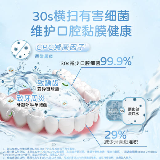 丽齿健浓缩漱口水72ml浓缩配方兑水使用方便携带/有效减少齿垢/能用90次以上 商品图2