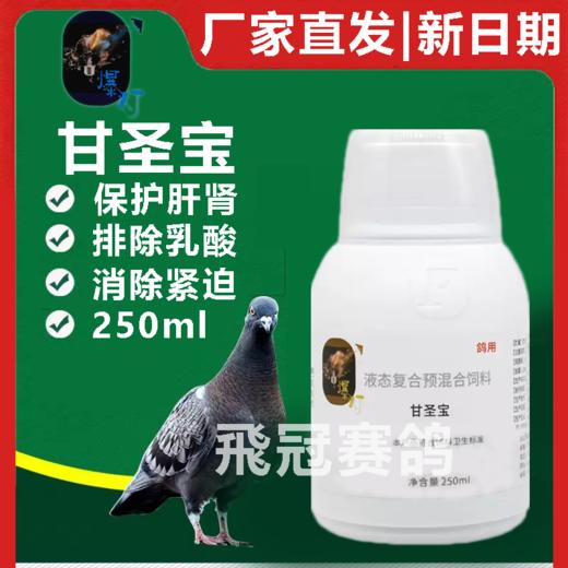 爆灯甘圣宝250ml肝肾宝鸽子排乳酸肝精爆灯肝肾宝赛鸽信鸽子保健 商品图0