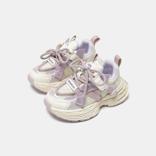 【ZY马骑顿】儿童运动老爹鞋春季新款开春网面女孩小白炸街鞋 商品图5