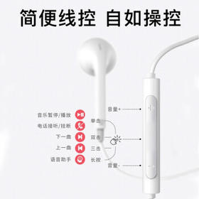 漫步者（EDIFIER）H180Plus 半入耳式有线耳机 手机耳机 音乐耳机 K歌耳麦 3.5mm接口 电脑笔记本手机适用