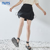 NUTS夏季新品黑色收腰显瘦设计感短裙323061048B 商品缩略图3