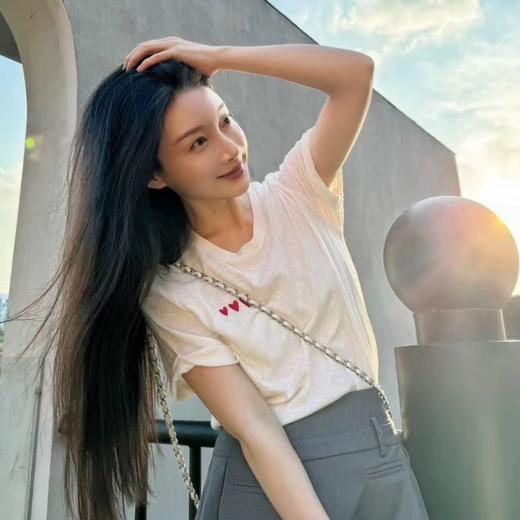 （小眠专属）下单3~7天发货！竹节棉刺绣爱心T恤 | 基础款 好穿不挑人 竹节棉肌理清爽不粘腻 商品图0