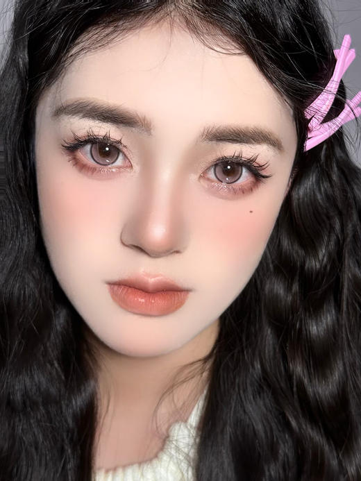 Kaylens半年抛 · 草莓桃桃｜14.5mm白狮参考着色大直径｜半年抛  2片 商品图4