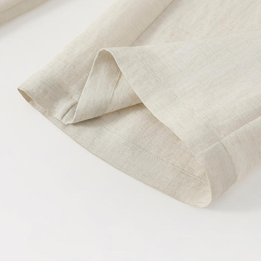 天丝亚麻阔腿裤 莱赛尔亚麻混纺 垂坠清凉 显高显瘦 抗褶皱易打理 宽松版型遮胯显高 商品图8