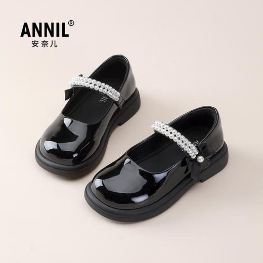 ANNIL/安奈儿女童鞋亮闪闪水晶公主舞蹈鞋皮鞋2025夏款HG5301381 商品图1