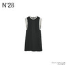 【破价】N°28 夏季2025新款法式设计琴键裙无袖连衣裙女 垂感圆领拼色中长款裙子885251L233/885252L592 商品缩略图9