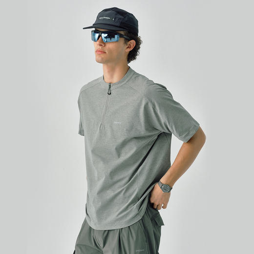 轻量化系列714street水显印花速干短袖T恤男女夏季骑行服跑步上衣 商品图1