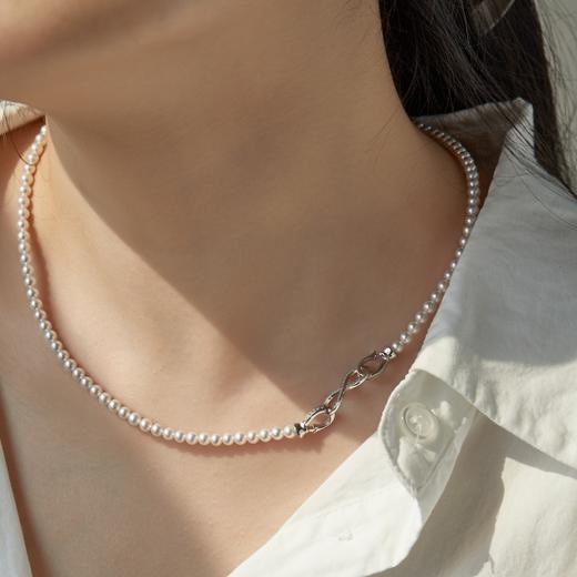 菜菜家三串式小米珠项链|3-4mm淡水Akoya，强光正圆，2+1可拆卸一链多用，珍珠项链 商品图7