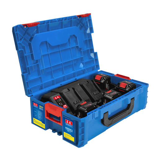 东成  20V充电器电池包塑箱套装  （四电一充） DCBCK2040-2 商品图0