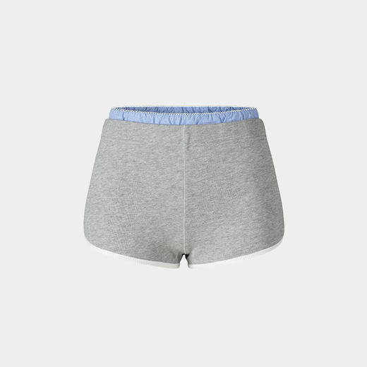 HERLIAN 2025夏季新品女士拼接双腰头设计运动短裤 商品图1