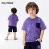 【凉感抑菌 两件套】【90-140】【MQDmini】男童薄款冰感短袖t恤抗菌短裤套装 商品缩略图2