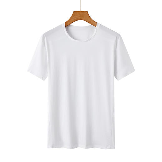 【DTH】大依优型大码圆领短袖T恤加肥加大肥佬休闲宽松运动胖子上衣男士 商品图1