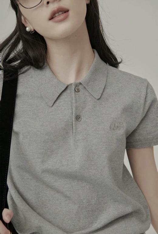 ✨2025新款经典2.0薄料【莱赛尔天丝针织短袖t恤POLO衫】精致知识分子穿搭必备经典POLO衫，人人皆可驾驭! 商品图6