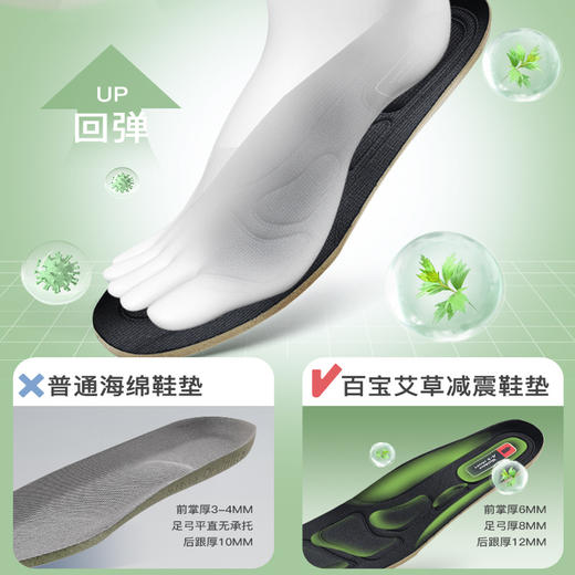 百宝男鞋小白鞋男2025新款板鞋男款夏季透气防滑男士皮面运动鞋子 商品图3