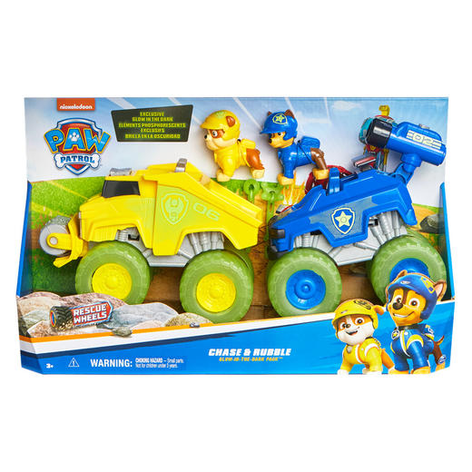 斯平马斯特Spin Master 汪汪队立大功-阿奇+小砾(夜光特别版)(金银特别版) 商品图0