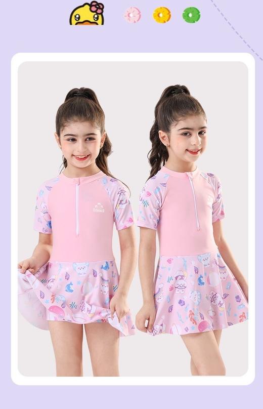 甜美女童连体速干泳衣 商品图3