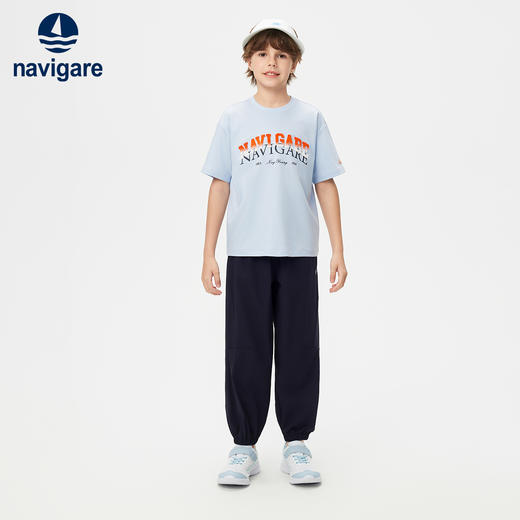 【纳维凯尔】【吸湿速干】【120-165】Navigare意大利小帆船男女童轻薄速干防蚊裤 商品图2