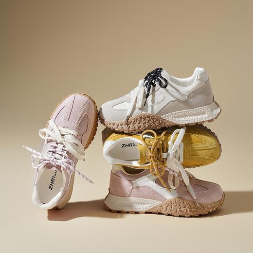 优选丨ZHR复古厚底德训鞋女款2025夏季新品透气夏天穿裙子 商品图10