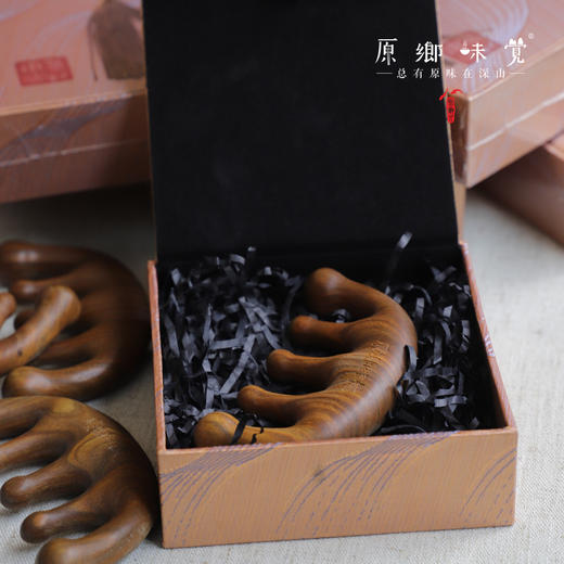 【仅粮票兑换】绿檀木经络梳/梳子（成都仓库-顺丰发货）|重约50g/把，来自广州花都，生产者：十度酵素【原乡限定产品】 商品图5