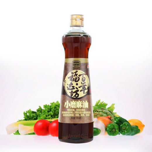 百年福达坊518ml小磨麻油*12瓶（6924497914531） 商品图1