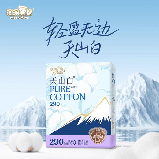 洁伶淘淘氧棉天山白无香290mm 8片（250369） 商品图0
