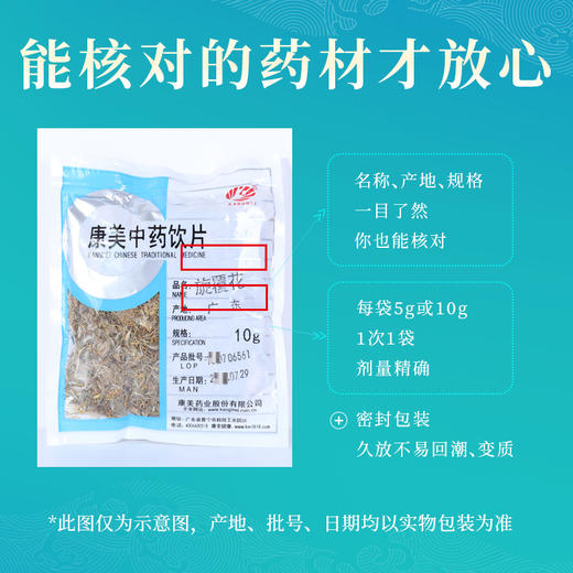 旋覆花 康美中药饮片 独立小包装10g起 商品图4