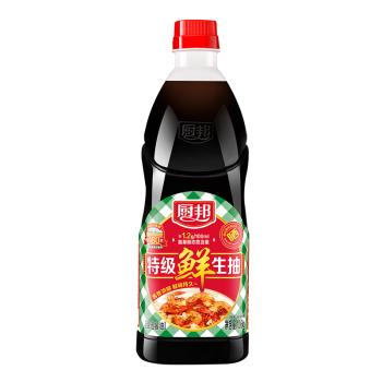 厨邦酱油 美味鲜系列 生抽 酱油 【特级黄豆酱油】760ml 酿造酱油调料 /粮油调味 /调味品 /酱油 商品图4
