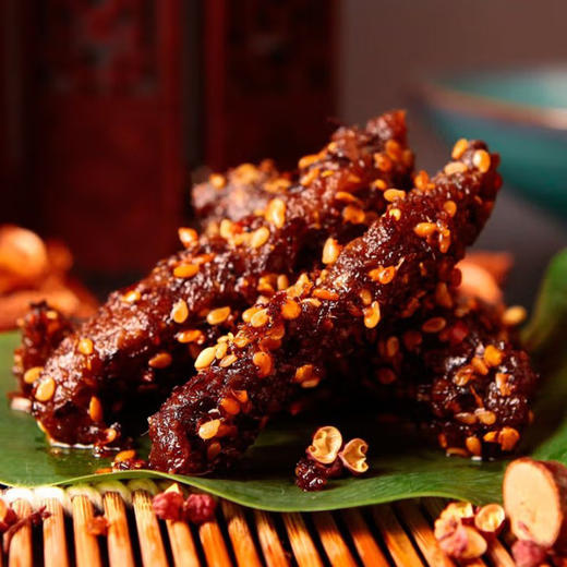 蜀道香麻辣牛肉粒50g*3袋 商品图4