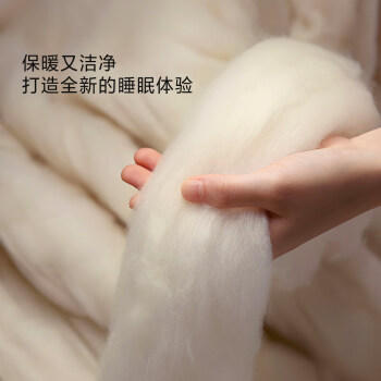 水星家纺被子澳洲羊毛冬季冬被芯冬季加厚被子被芯200x230cm约6.6斤 商品图1