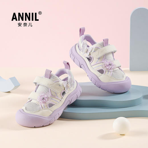 ANNIL/安奈儿夏季女童休闲防滑透气百搭公主时尚运动鞋HG5206289 商品图2
