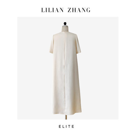 E“定制”——静奢风——风尚之选、浪漫随性法式极简风A摆长裙 2501032 商品图2