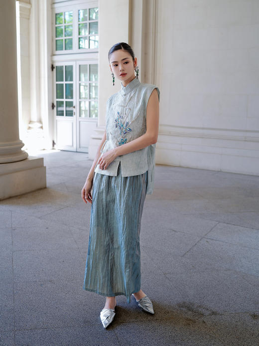 廷前观棠 | 兰苕马甲 商品图1