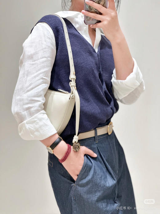 510-5 圆正 小禾 超薄牛仔中裤 看腰围 腰围77穿29码 商品图8