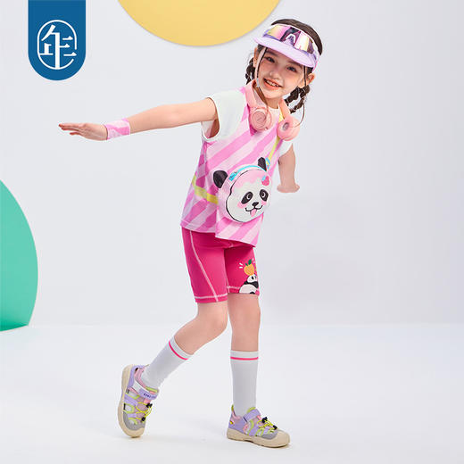 年衣2025夏季新款卡通凉感弹力瑜伽裤短款运动裤盼达乐园短裤 商品图1