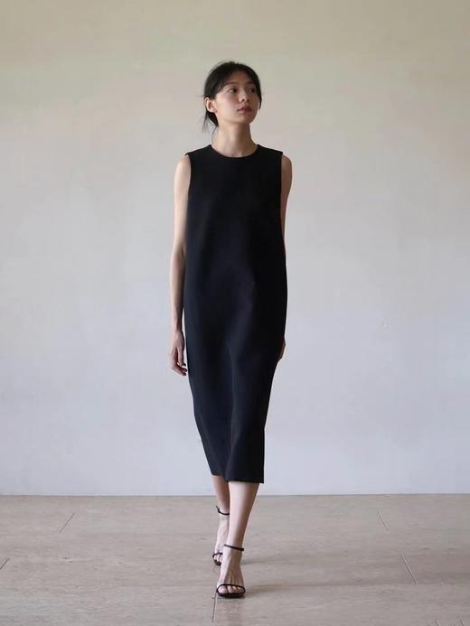 【高品质私服】【TR绉纱中长无袖连衣裙】手感软糯 比羊毛更柔软 细腻亲肤 好穿舒适G0895【无标出货 介意慎拍】CC 商品图2
