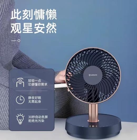 艾美特空气循环扇家用 台式电风扇可折叠风扇 CA18-RD49 蓝色【GCF】 商品图0