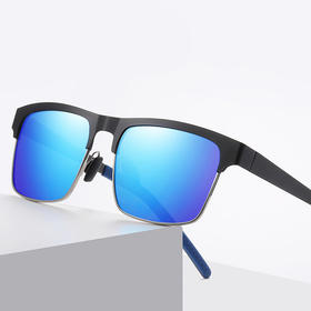 雀说开车驾驶墨镜男士金属偏光时尚双梁太阳眼镜批发ALA735