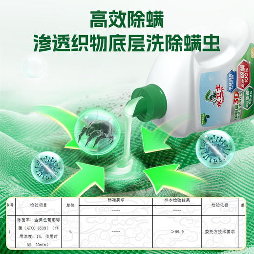 『除菌除螨洗衣液』银离子高效清洁母婴级呵护低泡温和持久留香 商品图3